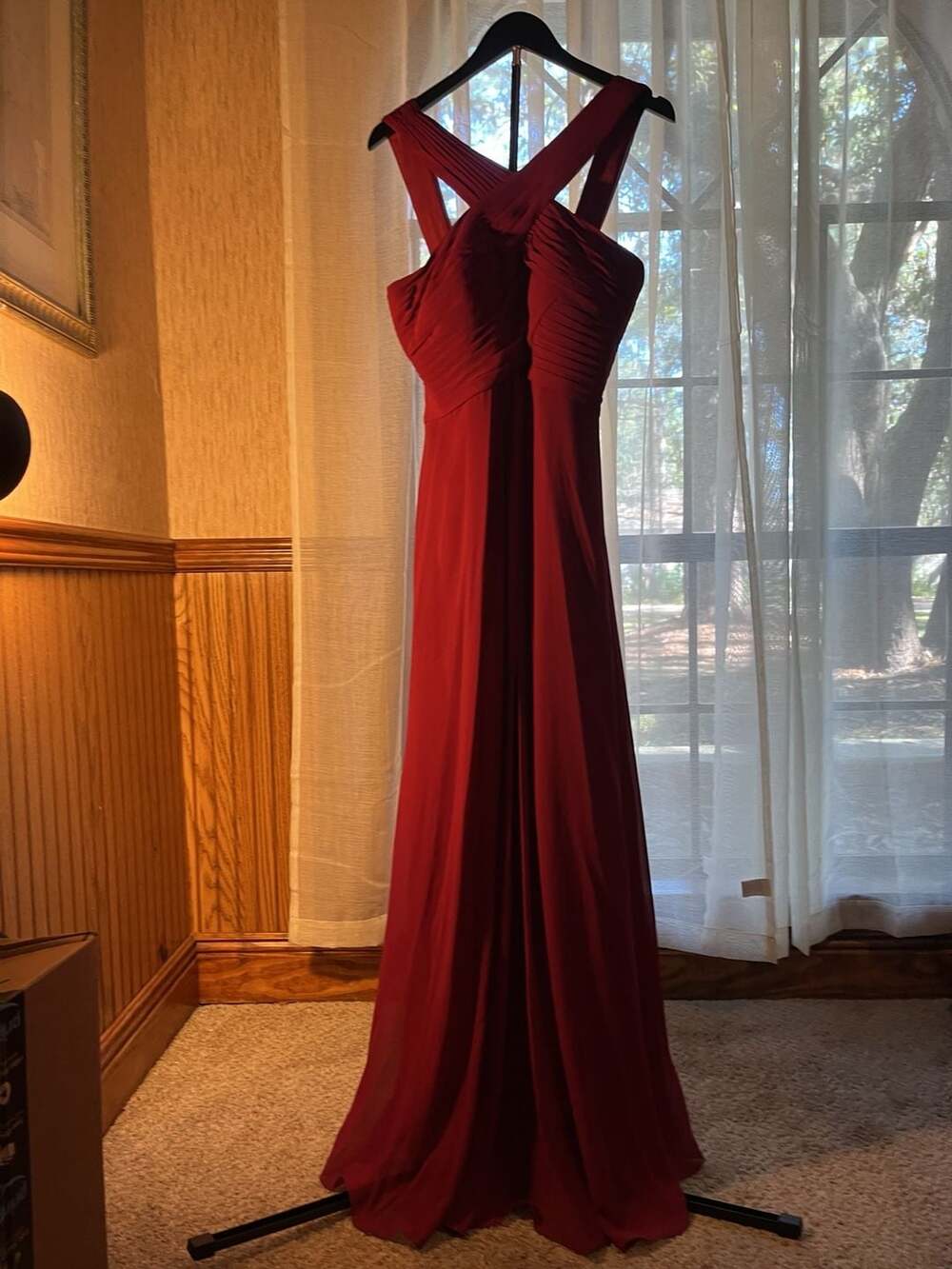 Azazie Dress Size C - 6 Red